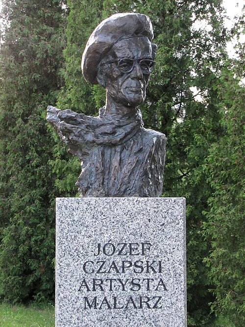 Popiersie Józefa Czapskiego w kieleckiej Alei Sław